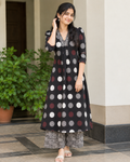 Mul Cotton Printed Kurti Set with Lining